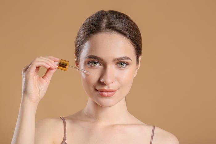 A calm close-up of facial skin - an illustrative image for the radiofrequency section